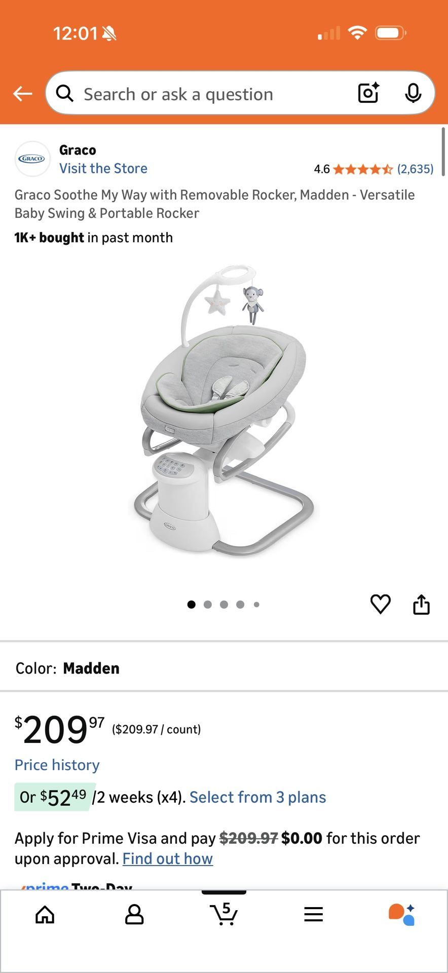 Baby Swing And Rocker