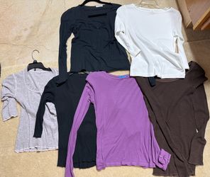 6 cotton tops size women’s small