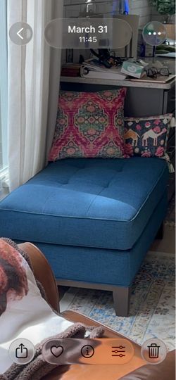 Soft Blue Bench