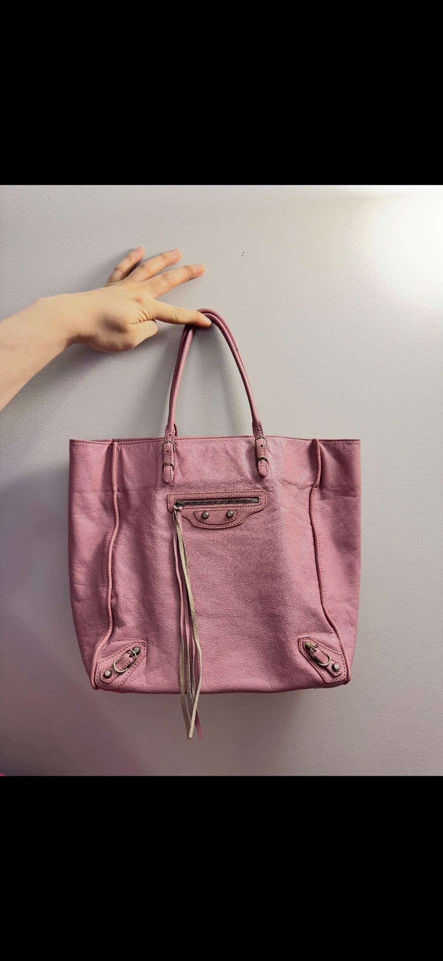 Balenciaga Calfskin Tote Bag