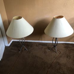 Two lamps for $15 for both