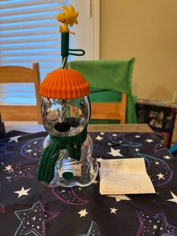 Starbucks + Peanuts Snoopy Glass Cold Cup Fall 2026