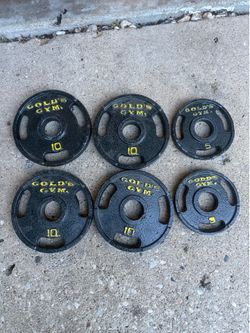Olympic weight plates gold’s gym