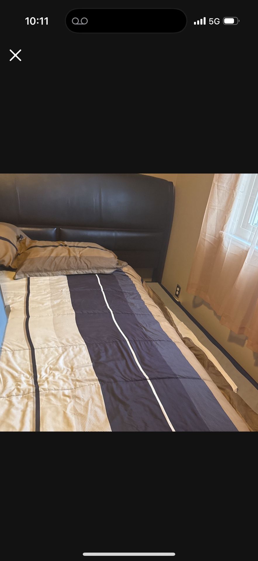 Frame Bed With Single Mattress