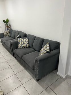 Campbell 3 piece sofa set