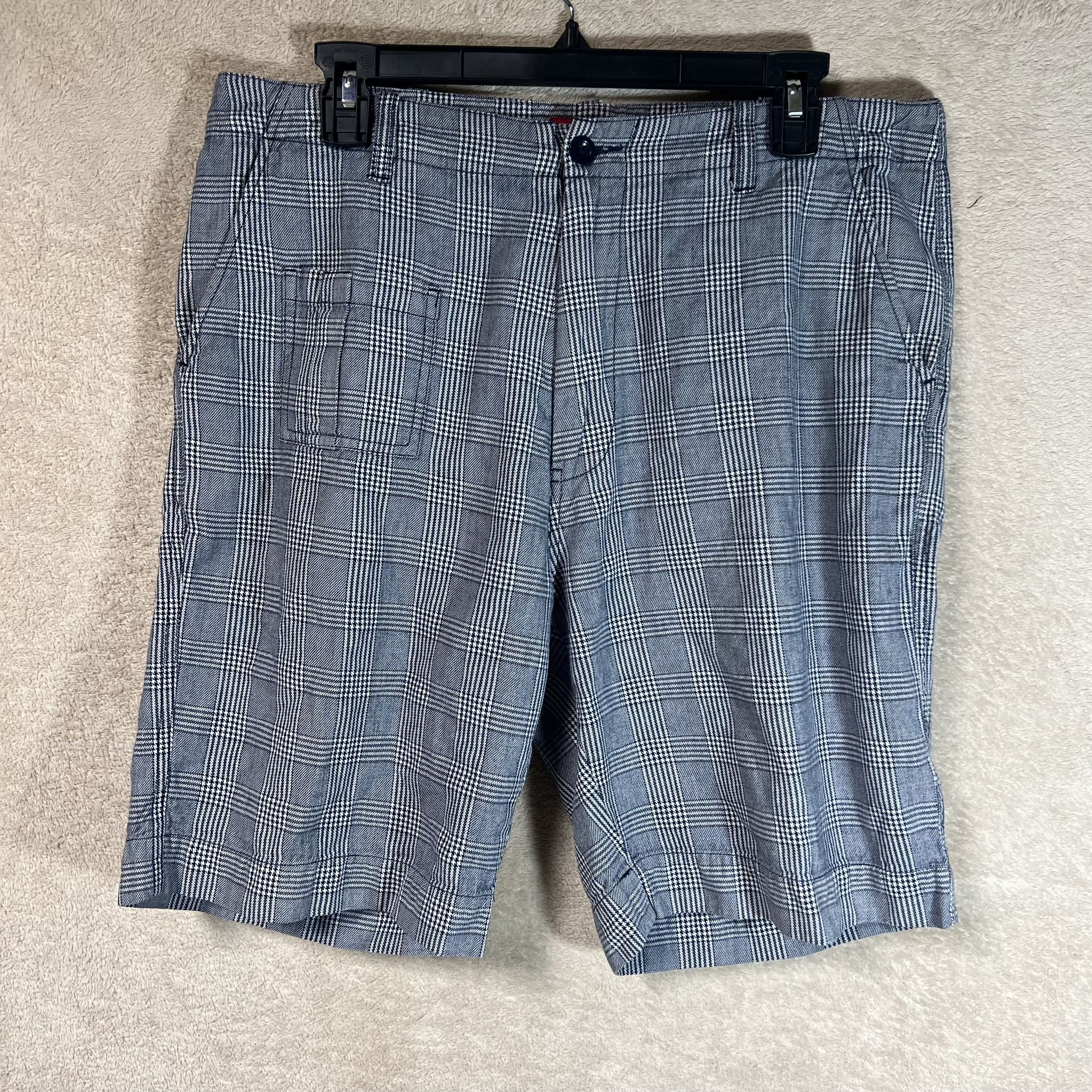 Supreme Plaid Shorts 9” Mens 32 Gray
