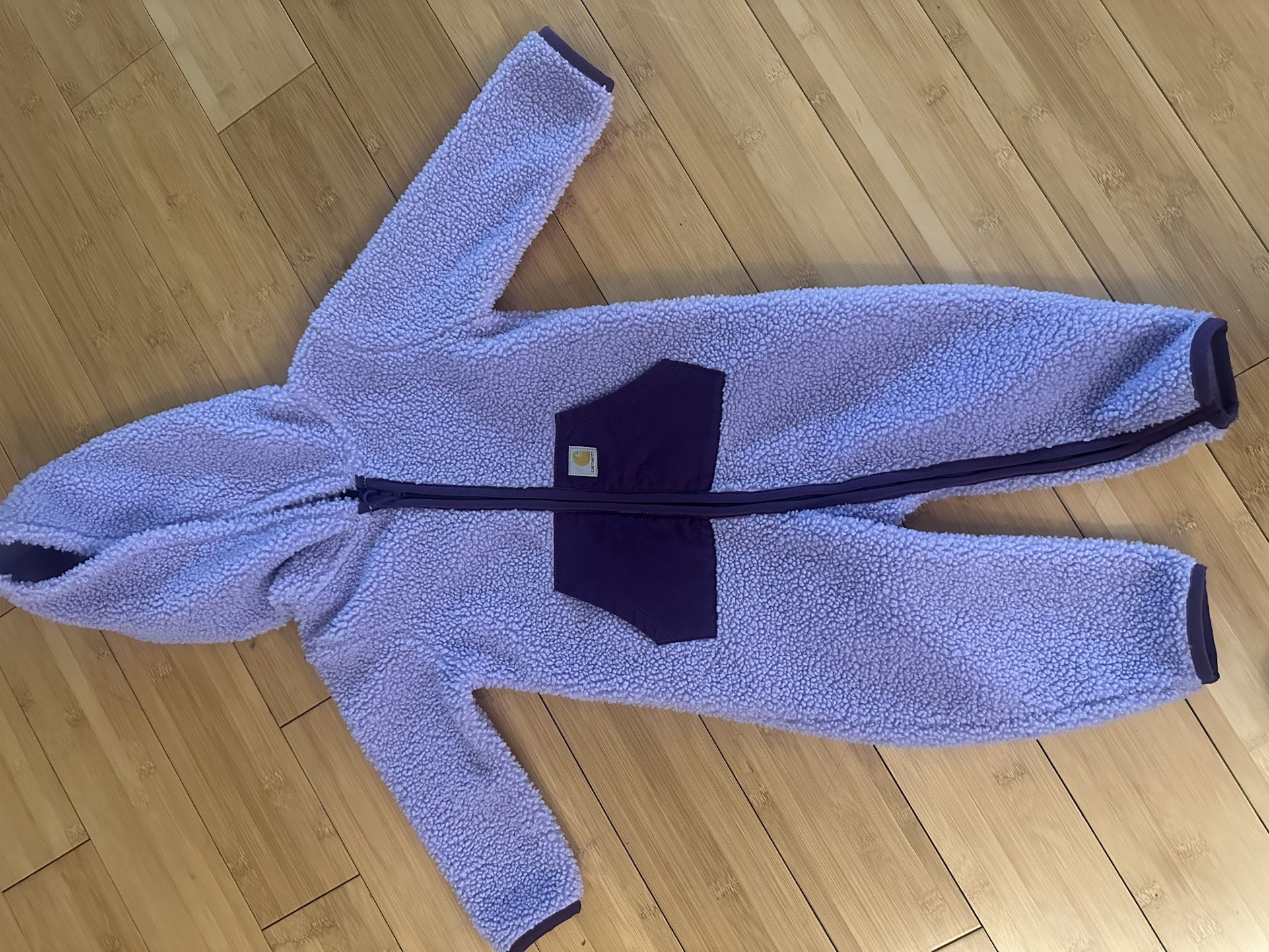 12 Months Carhartt Fuzzy coveralls