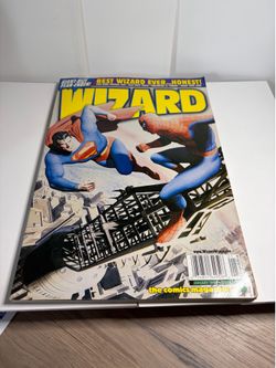 Wizard Magazine 89 Spider-Man vs Superman Alex Ross cover