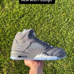 Jordan 5 Wolf Grey Size 10