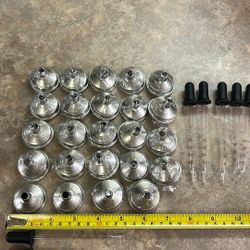 Steel Funnels And Glass Droppers
