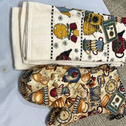 Dish towel/glove Kitchen set, new