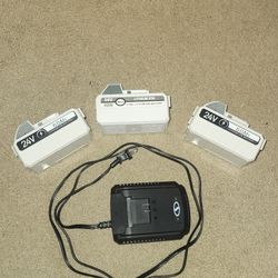 Snow Joe Batteries & Charger