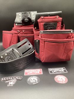 OCCIDENTAL LEATHER OXYLIGHTS RED/BLK FRAMER SET(COMPLETO)**(FINANCIAMOS/WE FINANCE)**