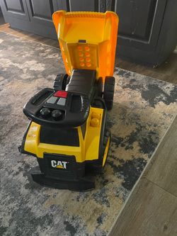 CAT little kid rideable tractor