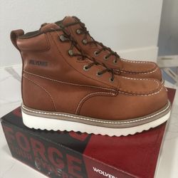 Brand New Wolverine Work Boots For Men. Size 8.5. Soft Toe 