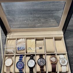 Moving SALE - 6 Watch Bundle + Display Case – Porsamo Bleu – Great Deal 