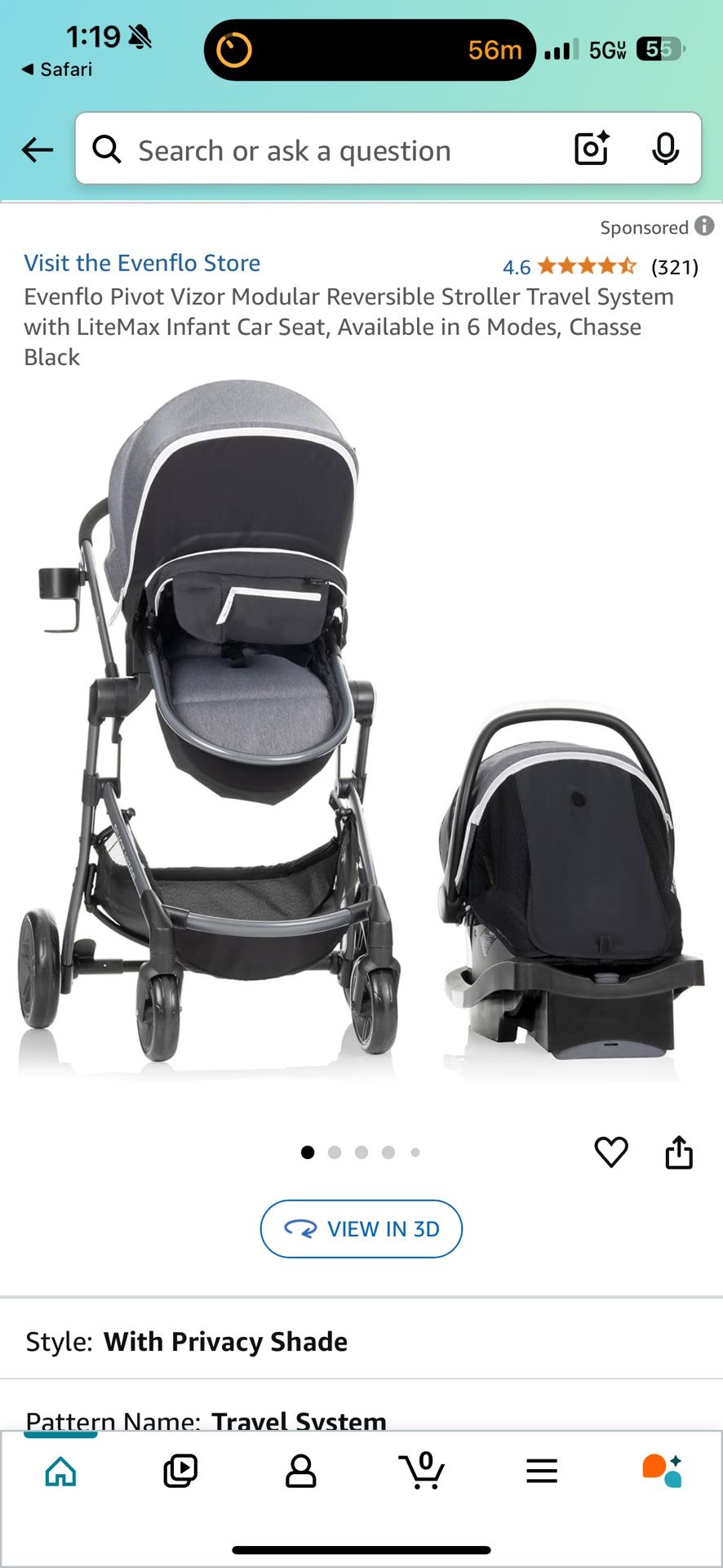 Evenflo Pivot Stroller