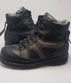 Mens Harley Davidson Black Leather FXRG Motorcycle Gore-Tex Zip Boots Size 10.5