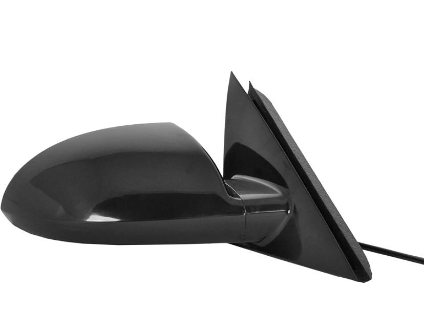 Right Passenger Side Mirror for Chevy Impala (2006-2013), Impala Limited (2014 2015 2016) Unpainted Power Operated Non-Heated Non-Folding Door Mirror 