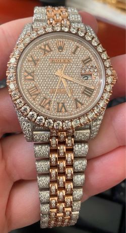 Rollex bust down real diamonds