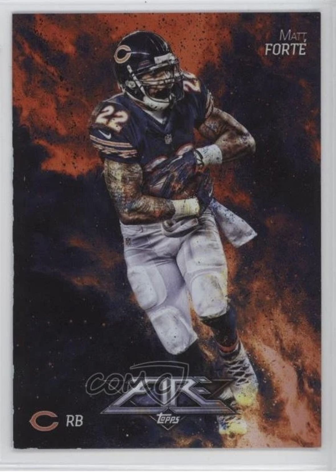 2014 Topps Fire Foil Flame Matt Forte #64