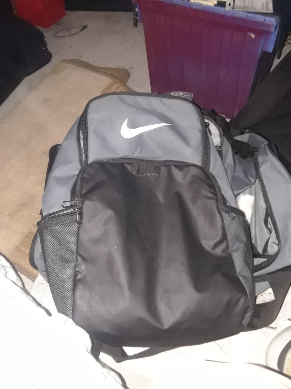 Nike backpack and duffle bag