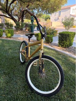 Custom Gold 20” BMX Bike