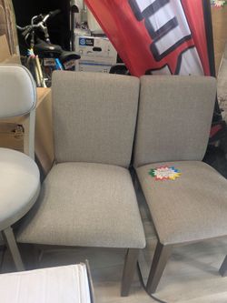 Two New Grey Goodwin Dining Chairs
