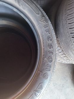 255-50-20 Firestone 2 Tires 
