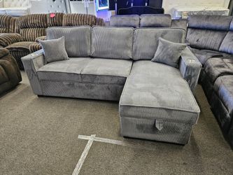 Brand New Sofa Pull Out Bed With Storage Chaise $459