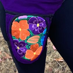 Waist Leg Bag Drop Waist Mexican Embroidered Tactical