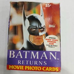 Batman Returns 1992 TOPPS Movie Photo Cards 34 Unopened Wax Packs 