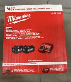 Milwaukee Batteries And Charger $200