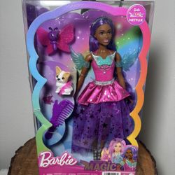 Barbie Doll with 2 Fantasy Pets, Barbie "Brooklyn" From Barbie A Touch of Magic