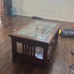 Glass Top Coffee Table