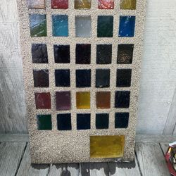 Vintage Stain Glass Sampler