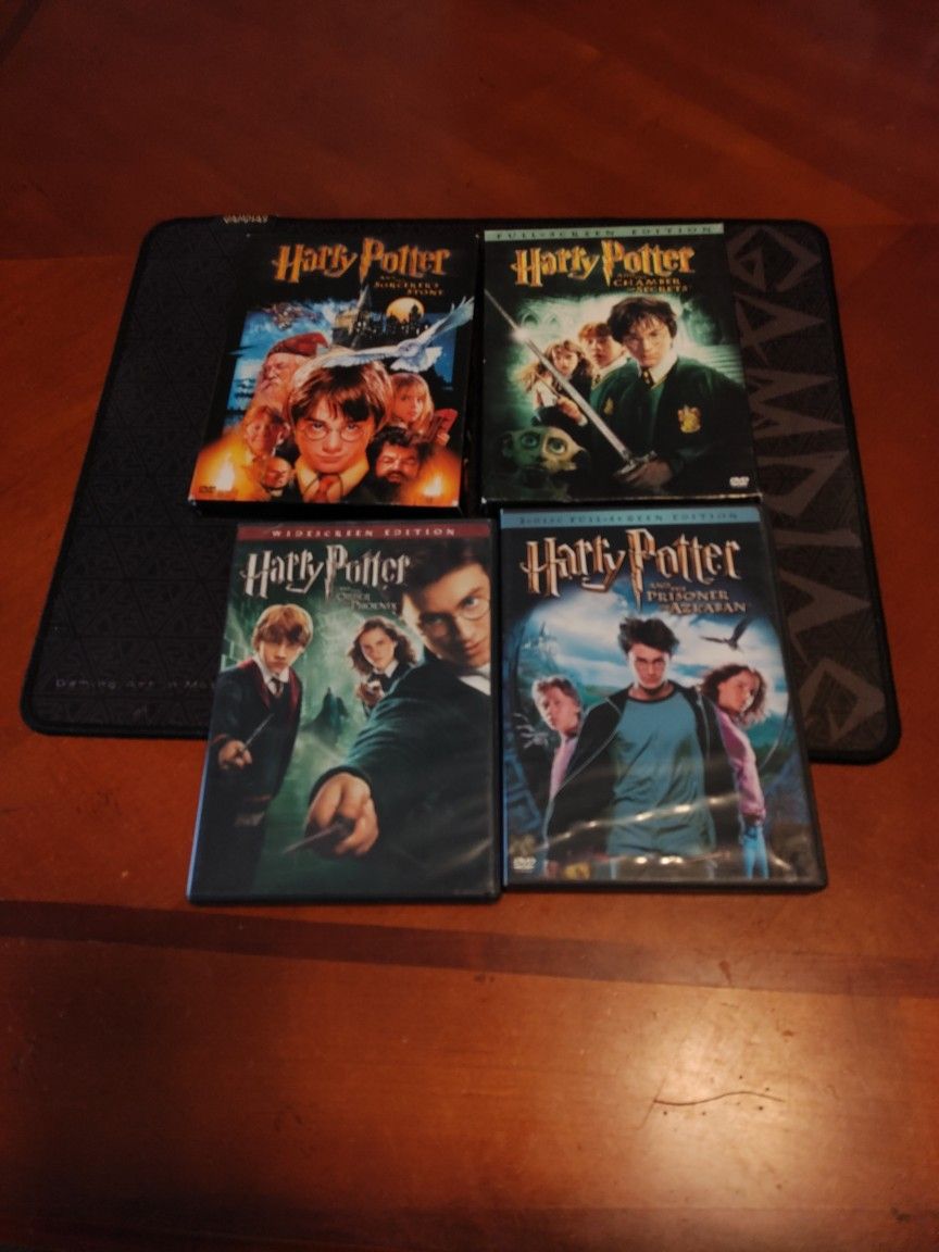 4- HARRY POTTER DVD (MOVIES) 🎥. $8 FOR ALL 4. PICK ⛏️ UP ONLY