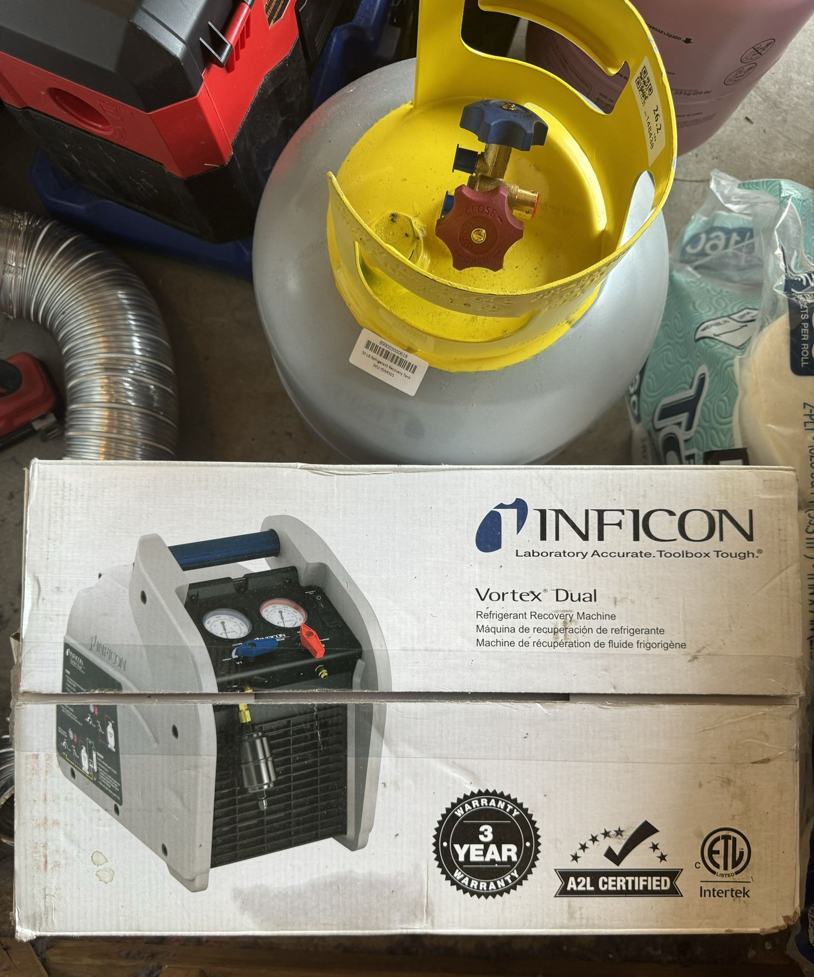 Inficon Recovery Machine New