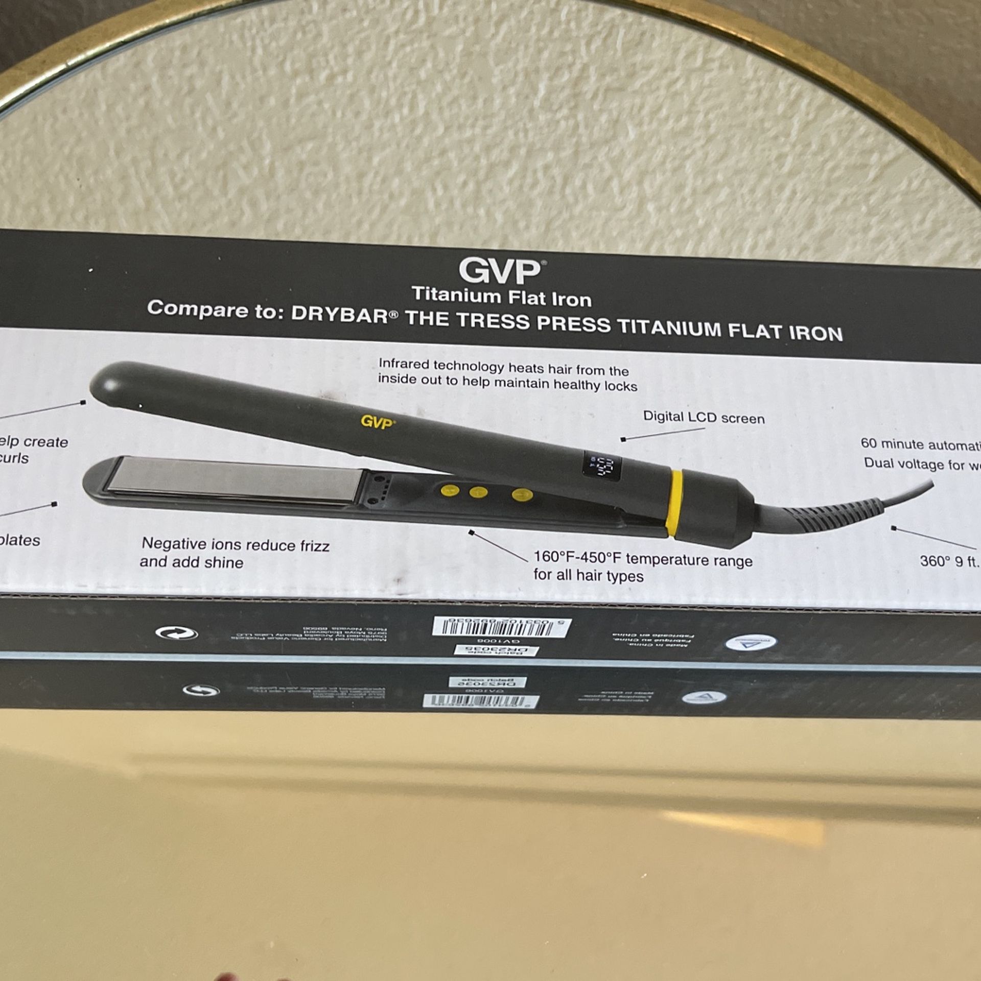 GVP Titanium Flat Iron