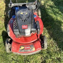 Toro Mower.