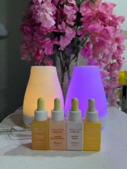 Aroma Oil Diffuser Set of 2 + 4 citrus vanilla oils!!
