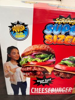 Seriously Super Sized Giant Cheeseburger Plush