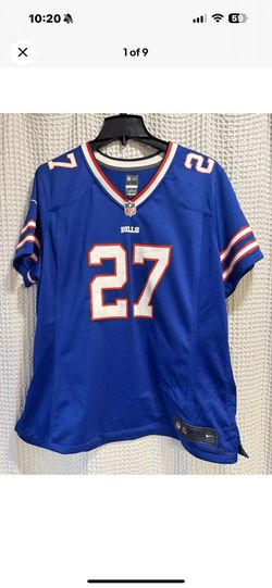 Buffalo Bills NFL Jersey #27 White Women 2xl Xxl Nike 