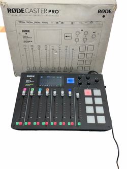 Rode Rodecaster Pro Podcast Production Studio Audio Mixer w/Power Cable