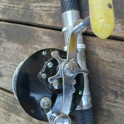 Vintage Long Rod & Reel 