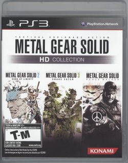 Metal Gear Solid HD Collection PS3 5 Games, Playstation 3
