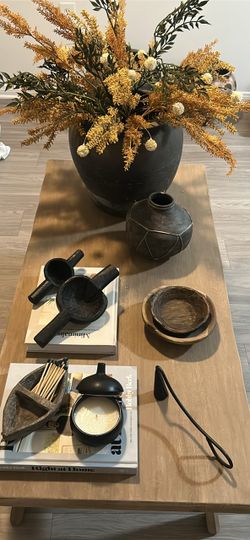 Vintage Charcoal Terracotta Pot
