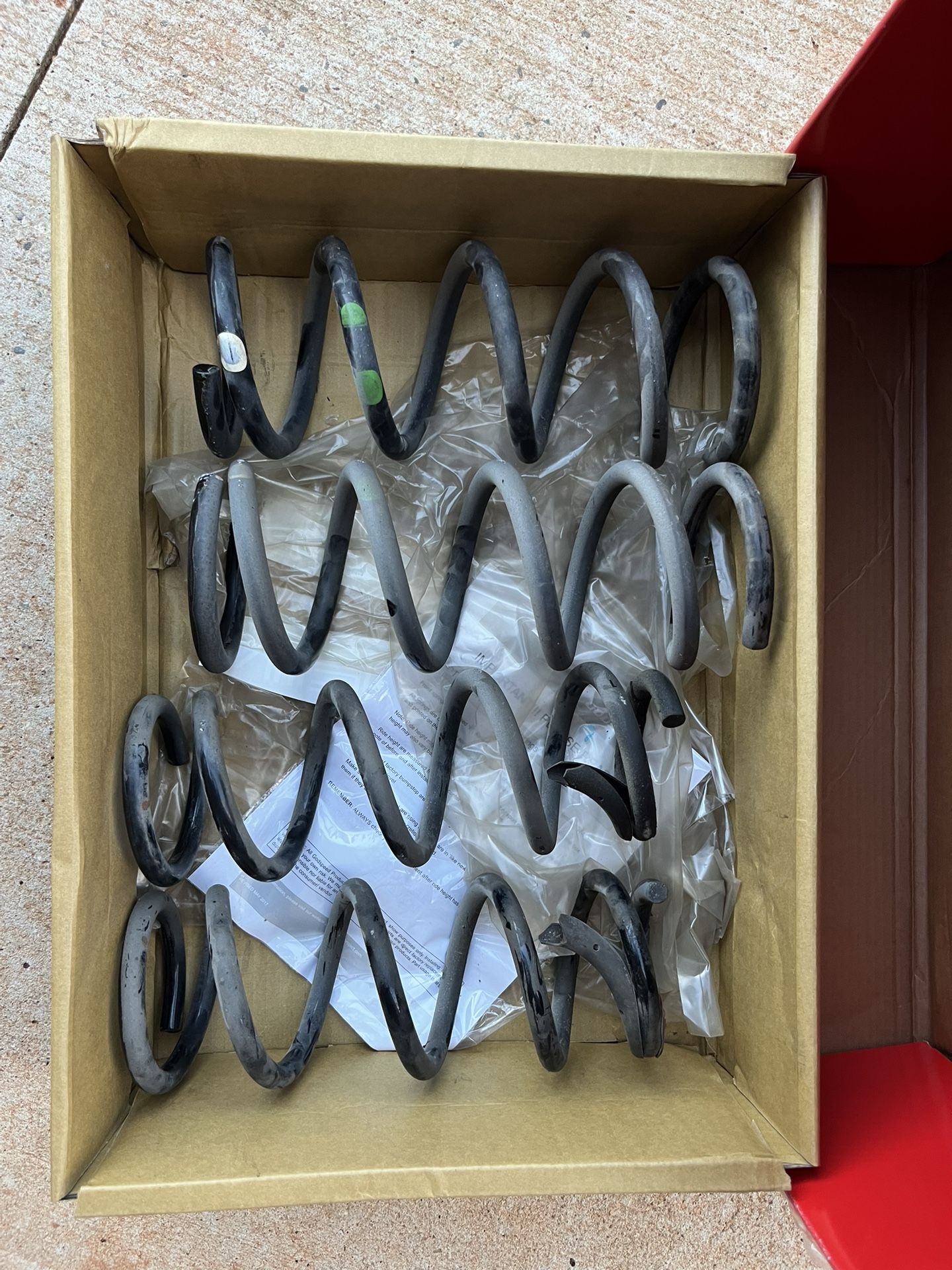 Stock G37 Sedan RWD Springs