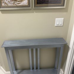 Table-Skinny Entryway-Decor