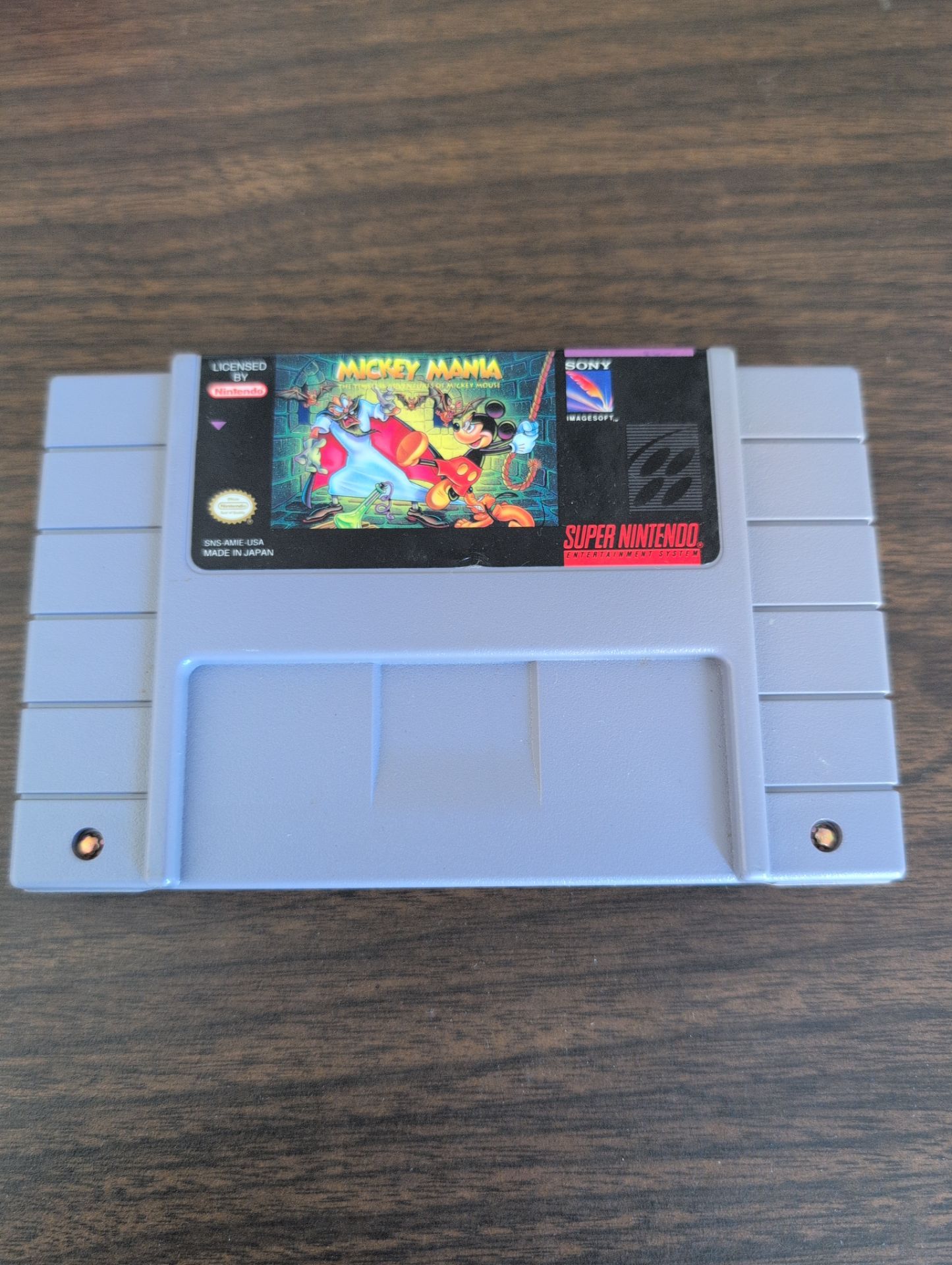 Super Nintendo Mickey Mania